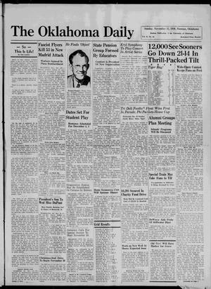 The Oklahoma Daily (Norman, Okla.), Vol. 22, No. 59, Ed. 1 Sunday, November 15, 1936