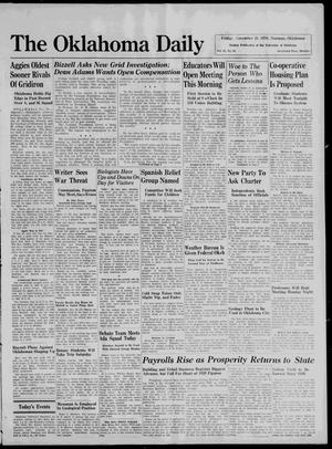 The Oklahoma Daily (Norman, Okla.), Vol. 22, No. 63, Ed. 1 Friday, November 20, 1936