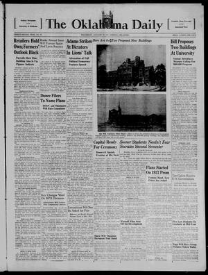 The Oklahoma Daily (Norman, Okla.), Vol. 22, No. 97, Ed. 1 Wednesday, January 20, 1937