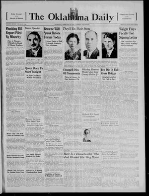 The Oklahoma Daily (Norman, Okla.), Vol. 22, No. 116, Ed. 1 Thursday, February 18, 1937