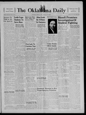 The Oklahoma Daily (Norman, Okla.), Vol. 22, No. 136, Ed. 1 Saturday, March 13, 1937