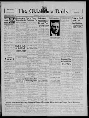 The Oklahoma Daily (Norman, Okla.), Vol. 22, No. 146, Ed. 1 Wednesday, March 31, 1937