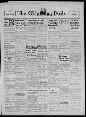 The Oklahoma Daily (Norman, Okla.), Vol. 22, No. 153, Ed. 1 Thursday, April 8, 1937