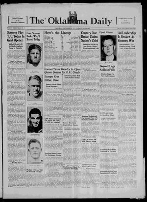 The Oklahoma Daily (Norman, Okla.), Vol. 23, No. 9, Ed. 1 Saturday, September 25, 1937