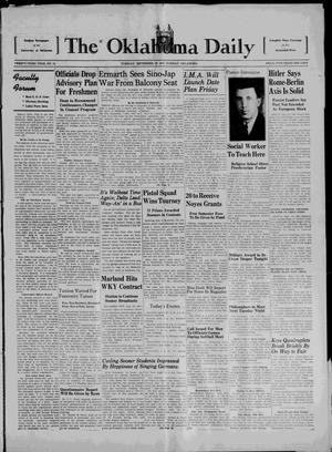 The Oklahoma Daily (Norman, Okla.), Vol. 23, No. 11, Ed. 1 Tuesday, September 28, 1937