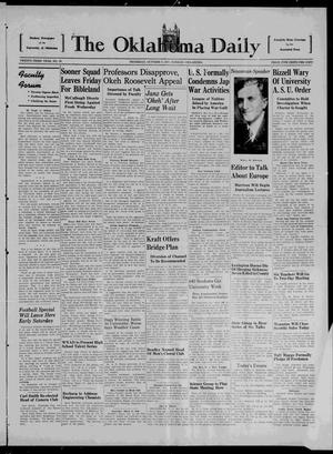 The Oklahoma Daily (Norman, Okla.), Vol. 23, No. 19, Ed. 1 Thursday, October 7, 1937