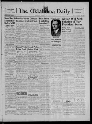 The Oklahoma Daily (Norman, Okla.), Vol. 23, No. 24, Ed. 1 Wednesday, October 13, 1937