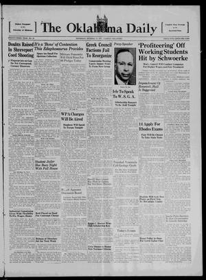 The Oklahoma Daily (Norman, Okla.), Vol. 23, No. 25, Ed. 1 Thursday, October 14, 1937