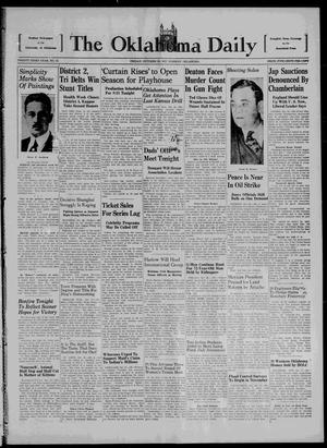 The Oklahoma Daily (Norman, Okla.), Vol. 23, No. 32, Ed. 1 Friday, October 22, 1937