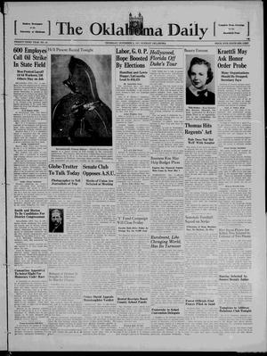 The Oklahoma Daily (Norman, Okla.), Vol. 23, No. 43, Ed. 1 Thursday, November 4, 1937