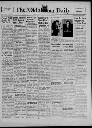 The Oklahoma Daily (Norman, Okla.), Vol. 23, No. 107, Ed. 1 Saturday, February 12, 1938