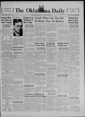 The Oklahoma Daily (Norman, Okla.), Vol. 23, No. 119, Ed. 1 Saturday, February 26, 1938
