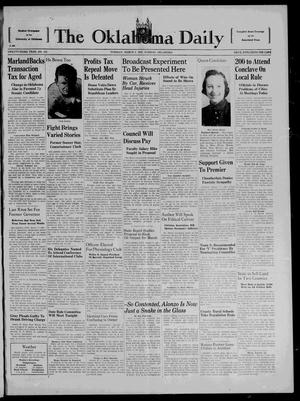 The Oklahoma Daily (Norman, Okla.), Vol. 23, No. 142, Ed. 1 Tuesday, March 8, 1938