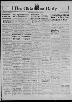 The Oklahoma Daily (Norman, Okla.), Vol. 23, No. 148, Ed. 1 Tuesday, March 15, 1938