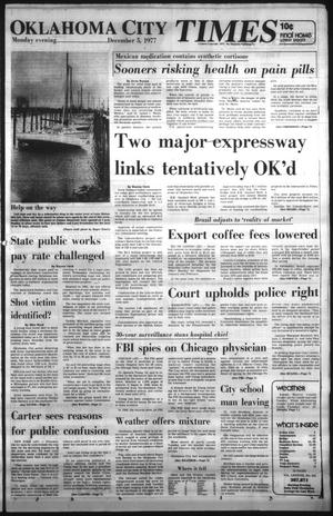 Oklahoma City Times (Oklahoma City, Okla.), Vol. 88, No. 245, Ed. 1 Monday, December 5, 1977