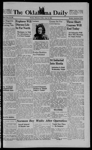 The Oklahoma Daily (Norman, Okla.), Vol. 23, No. 219, Ed. 1 Friday, June 24, 1938
