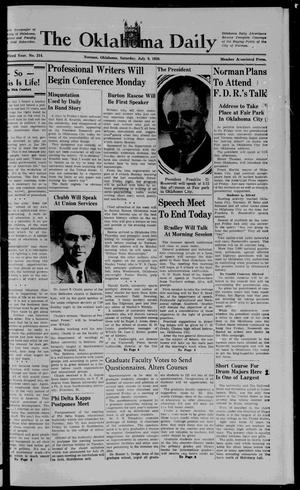 The Oklahoma Daily (Norman, Okla.), Vol. 23, No. 231, Ed. 1 Saturday, July 9, 1938