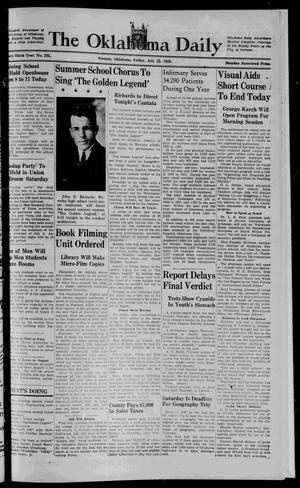 The Oklahoma Daily (Norman, Okla.), Vol. 23, No. 240, Ed. 1 Friday, July 22, 1938