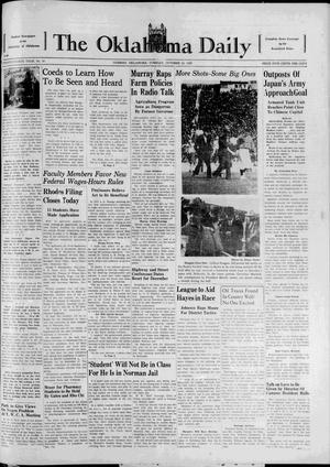 The Oklahoma Daily (Norman, Okla.), Vol. 24, No. 34, Ed. 1 Tuesday, October 25, 1938
