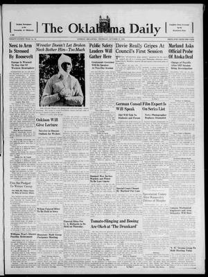 The Oklahoma Daily (Norman, Okla.), Vol. 24, No. 36, Ed. 1 Thursday, October 27, 1938