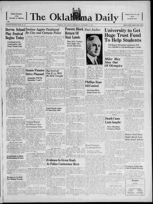 The Oklahoma Daily (Norman, Okla.), Vol. 24, No. 55, Ed. 1 Thursday, November 17, 1938
