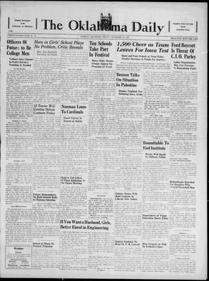 The Oklahoma Daily (Norman, Okla.), Vol. 24, No. 56, Ed. 1 Friday, November 18, 1938