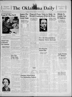 The Oklahoma Daily (Norman, Okla.), Vol. 24, No. 108, Ed. 1 Saturday, February 11, 1939