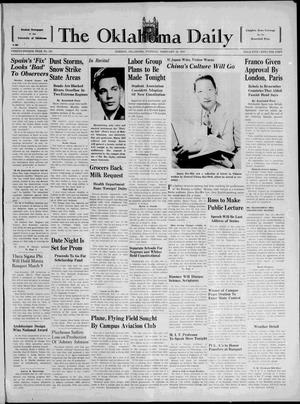 The Oklahoma Daily (Norman, Okla.), Vol. 24, No. 122, Ed. 1 Tuesday, February 28, 1939