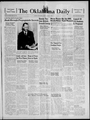 The Oklahoma Daily (Norman, Okla.), Vol. 24, No. 162, Ed. 1 Friday, April 21, 1939