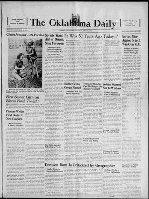The Oklahoma Daily (Norman, Okla.), Vol. 24, No. 163, Ed. 1 Saturday, April 22, 1939