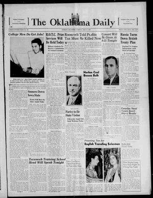 The Oklahoma Daily (Norman, Okla.), Vol. 24, No. 183, Ed. 1 Tuesday, May 16, 1939