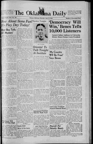 The Oklahoma Daily (Norman, Okla.), Vol. 24, No. 198, Ed. 1 Thursday, June 15, 1939