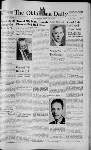 The Oklahoma Daily (Norman, Okla.), Vol. 24, No. 214, Ed. 1 Tuesday, July 11, 1939