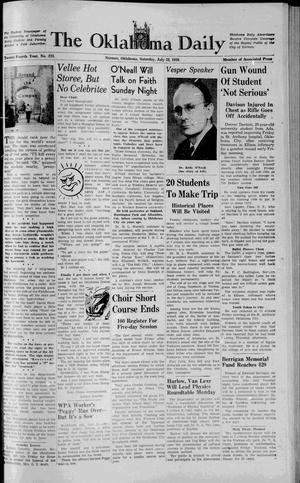 The Oklahoma Daily (Norman, Okla.), Vol. 24, No. 223, Ed. 1 Saturday, July 22, 1939