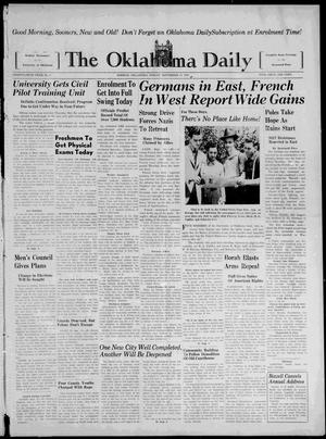 The Oklahoma Daily (Norman, Okla.), Vol. 25, No. 2, Ed. 1 Friday, September 15, 1939
