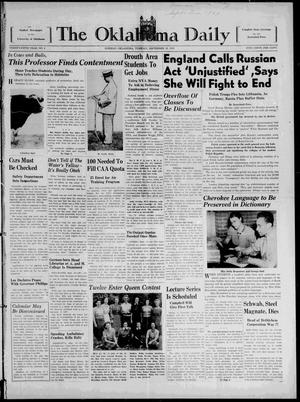 The Oklahoma Daily (Norman, Okla.), Vol. 25, No. 5, Ed. 1 Tuesday, September 19, 1939
