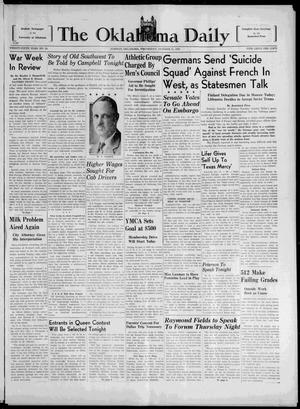 The Oklahoma Daily (Norman, Okla.), Vol. 25, No. 24, Ed. 1 Wednesday, October 11, 1939