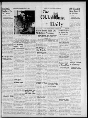The Oklahoma Daily (Norman, Okla.), Vol. 25, No. 55, Ed. 1 Wednesday, November 15, 1939
