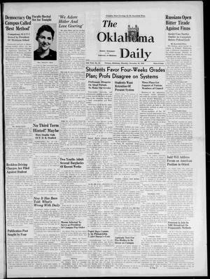 The Oklahoma Daily (Norman, Okla.), Vol. 25, No. 55, Ed. 1 Thursday, November 16, 1939