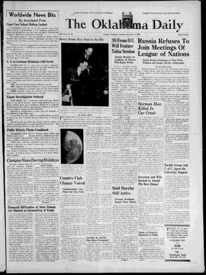 The Oklahoma Daily (Norman, Okla.), Vol. 25, No. 66, Ed. 1 Tuesday, December 5, 1939