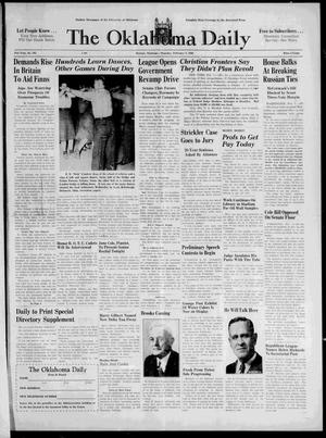 The Oklahoma Daily (Norman, Okla.), Vol. 25, No. 105, Ed. 1 Thursday, February 8, 1940