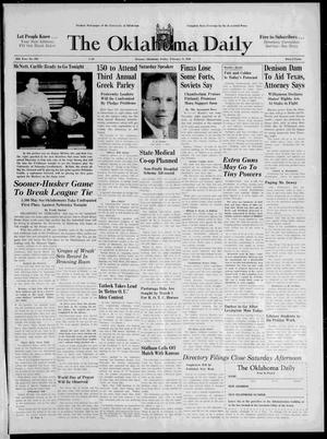 The Oklahoma Daily (Norman, Okla.), Vol. 25, No. 106, Ed. 1 Friday, February 9, 1940