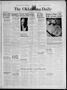 Newspaper: The Oklahoma Daily (Norman, Okla.), Vol. 25, No. 109, Ed. 1 Tuesday, …