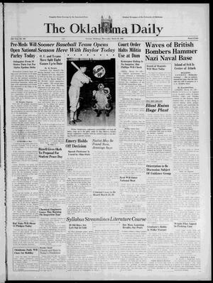 The Oklahoma Daily (Norman, Okla.), Vol. 25, No. 140, Ed. 1 Wednesday, March 20, 1940