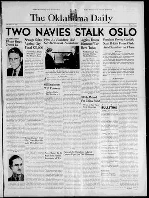 The Oklahoma Daily (Norman, Okla.), Vol. 25, No. 154, Ed. 1 Thursday, April 11, 1940