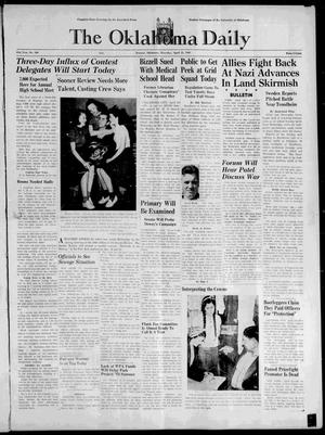 The Oklahoma Daily (Norman, Okla.), Vol. 25, No. 166, Ed. 1 Thursday, April 25, 1940