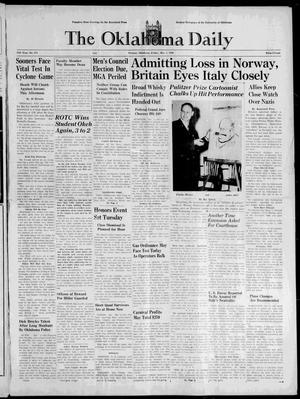 The Oklahoma Daily (Norman, Okla.), Vol. 25, No. 173, Ed. 1 Friday, May 3, 1940