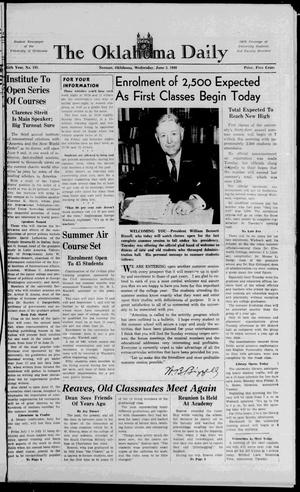 The Oklahoma Daily (Norman, Okla.), Vol. 25, No. 191, Ed. 1 Wednesday, June 5, 1940