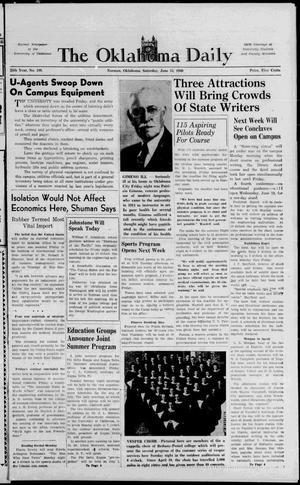 The Oklahoma Daily (Norman, Okla.), Vol. 25, No. 199, Ed. 1 Saturday, June 15, 1940