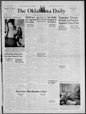 The Oklahoma Daily (Norman, Okla.), Vol. 26, Ed. 1 Saturday, March 22, 1941